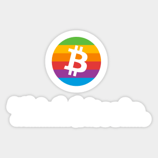 Think Different Think Bitcoin Sticker